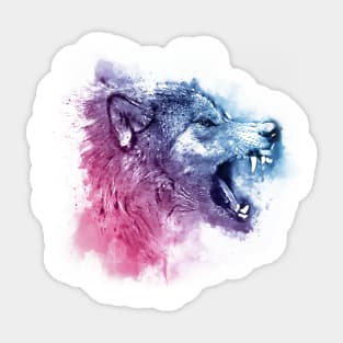 Wild Wolf Sticker